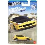 Hot Wheels: Rychle a zběsile Honda Civic EG žluté autíčko 1/64 - Mattel