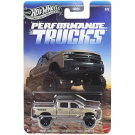 Hot Wheels Silver Series: 2019 Chevrolet Silverado Trail Boss LT autíčko 1/64 - Mattel