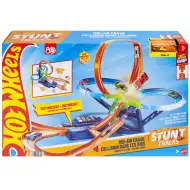 Hot Wheels Stunt Tracks: Sada dráhy s autíčkem – Srážka ve vzduchu – Mattel
