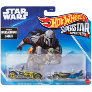 Hot Wheels: Superstar Speeders Star Wars The Mandalorian a Grogu sada 2 aut 1/64 - Mattel