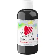 ICO: Černá temperová barva s motivem ježka, 500 ml