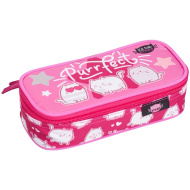 ICO: LizzySuli Kittok Stars Purrfect zaoblený penál pro teenagery 21,5x10,5x5,5 cm