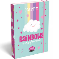 ICO: Lizzysuli Lollipop Rainbow obal na sešity s gumičkou A5