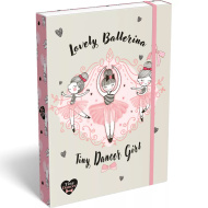 ICO: Lizzysuli Tiny Dancer Ballerina box na sešity A4 s gumičkou