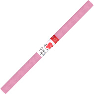 ICO: Süni kreppový papír v baby-růžové barvě 200x50 cm