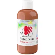 ICO: Tempera na malování ježek, tmavě hnědá barva, 500 ml