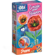 Idea! Maková mini sada na výrobu květin - Clementoni