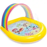 Intex: Duhový stříkající bazén 147x130x86cm