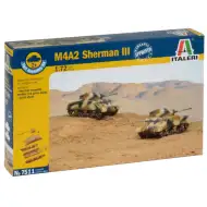 Italeri 1/72 M4A2 Sherman III tank 2ks modelová sada