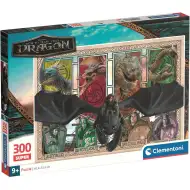 Jak vycvičit draka - draci a hrdinové, 300dílné puzzle - Clementoni