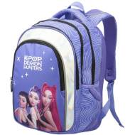 K-POP Demon Hunters školní taška/batoh se 4 přihrádkami BPL58 40x29x19 cm