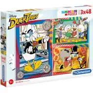 Kachní pohádky Supercolor 3 v 1 puzzle 3x48 ks - Clementoni