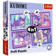 Kuromi dny 4 v 1 puzzle - Trefl