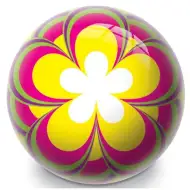 Květinový 22cm Bio Ball gumový míč - Mondo Toys