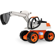 LENA: GIGA TRUCKS obří bagr v oranžové barvě 63 cm