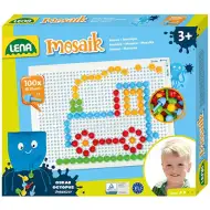 LENA: Mozaika Průhledné korálky kreativní sada 10mm 100ks