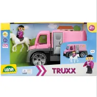 LENA: Truxx Růžový nákladní auto s koněm a figurkou