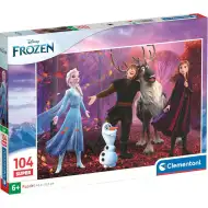 Ledové království 104 dílků Super puzzle - Clementoni