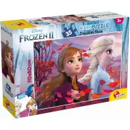 Ledové království 2 2v1 maxi puzzle a omalovánky 35 dílků, 70x50 cm – Lisciani