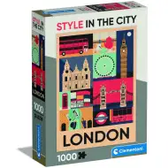 Londýn - Styl ve městě 1000 dílků puzzle - Clementoni
