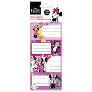 Luna: Balíček 20 kusů jmenovek na sešity s Minnie Mouse