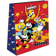 Luna: Dárková taška s potiskem Mickeyho Mouse a jeho přátel 33 x 12 x 45 cm