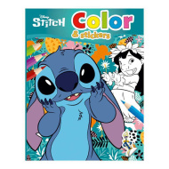 Luna: Disney Stitch omalovánky s nálepkami 32 stran