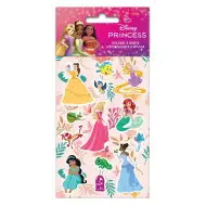 Luna: Disney princezny samolepicí sada samolepek, 5 ks na archu o rozměru 8x12 cm