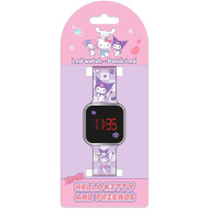 Luna: Kuromi LEDové hodinky