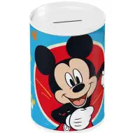 Luna: Mickey Mouse klasická kovová pokladnička 10x15 cm