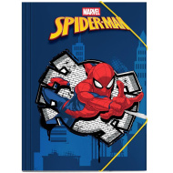 Luna: Modrá složka s gumičkou se vzorem Spider-Mana 25x35 cm