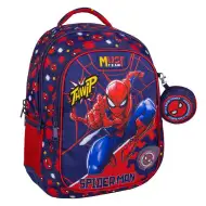 Luna: Must Team Spider-Man Thwip zaoblený tříkomorový batoh 32x18x43 cm