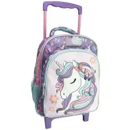 Luna: Must Team Unikornis 2komorový školní batoh na kolečkách, batoh 27x10x31 cm