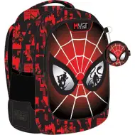 Luna: Must Tým Spider-Man zaoblený tříkomorový batoh 32x18x43 cm