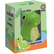 Luna: Pokladnička Kazura ve tvaru dinosaura 13x12x20 cm