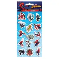 Luna: Spider-Man 3D nafukovací samolepková sada na archu 10x22 cm