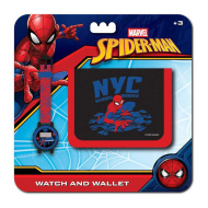 Luna: sada digitálních hodinek a peněženky Spider-Mana