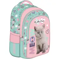 Můj malý přítel Fluffy Kitty školní taška s kočičkou, batoh BPL58 44x31x19 cm