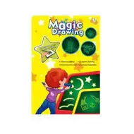 Magický psací set s šablonou a perem