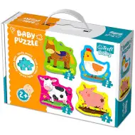 Malá zvířata na farmě - dětské puzzle set - Trefl