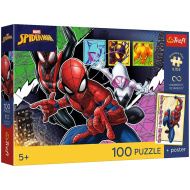 Marvel Spider-Man Hrdinský pavouk puzzle 100 dílků - Trefl