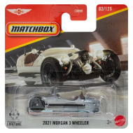 Matchbox: 2021 Morgan 3 Wheeler stříbrné autíčko 1/64 - Mattel