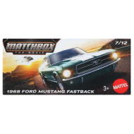 Matchbox A Film: 1968 Ford Mustang Fastback autíčko v papírové krabičce 1/64 – Mattel
