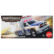 Matchbox A Film: 2019 RAM Ambulance, autíčko v papírové krabičce v měřítku 1/64 – Mattel