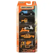 Matchbox: Construction Crew — sada 5 malých autíček 1/64 - Mattel