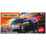 Matchbox: Ford Police Interceptor autíčko v papírové krabičce 1/64 – Mattel
