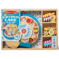 Melissa &amp; Doug: Dřevěná narozeninová dortová sada - Spin Master