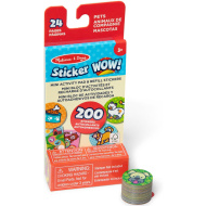 Melissa &amp; Doug: Mini Samolepky Wow! - Zvířata - Spin Master