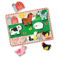 Melissa &amp; Doug: Zvířecí puzzle - Farma - Spin Master