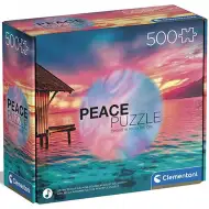 Mírové puzzle: Žijte v přítomnosti 500dílné puzzle - Clementoni